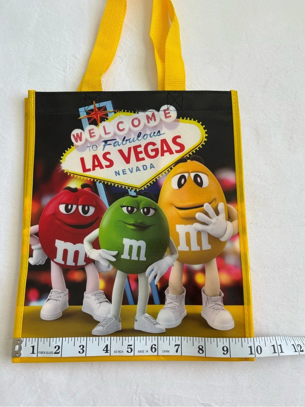 M&M’s World Welcome to Las Vegas Sign Reusable Shopping Tote Bag